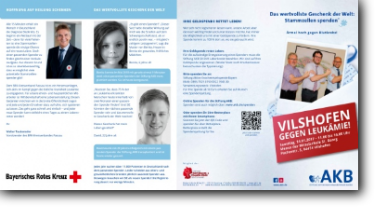 Info-Flyer der Typisierungsaktion 2017 in Vilshofen