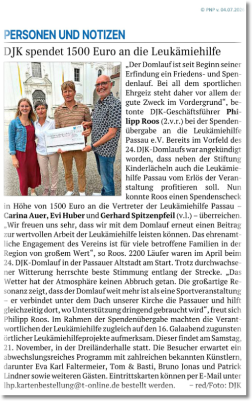 Vorbericht in der "Am Sonntag" vom 08.04.2018